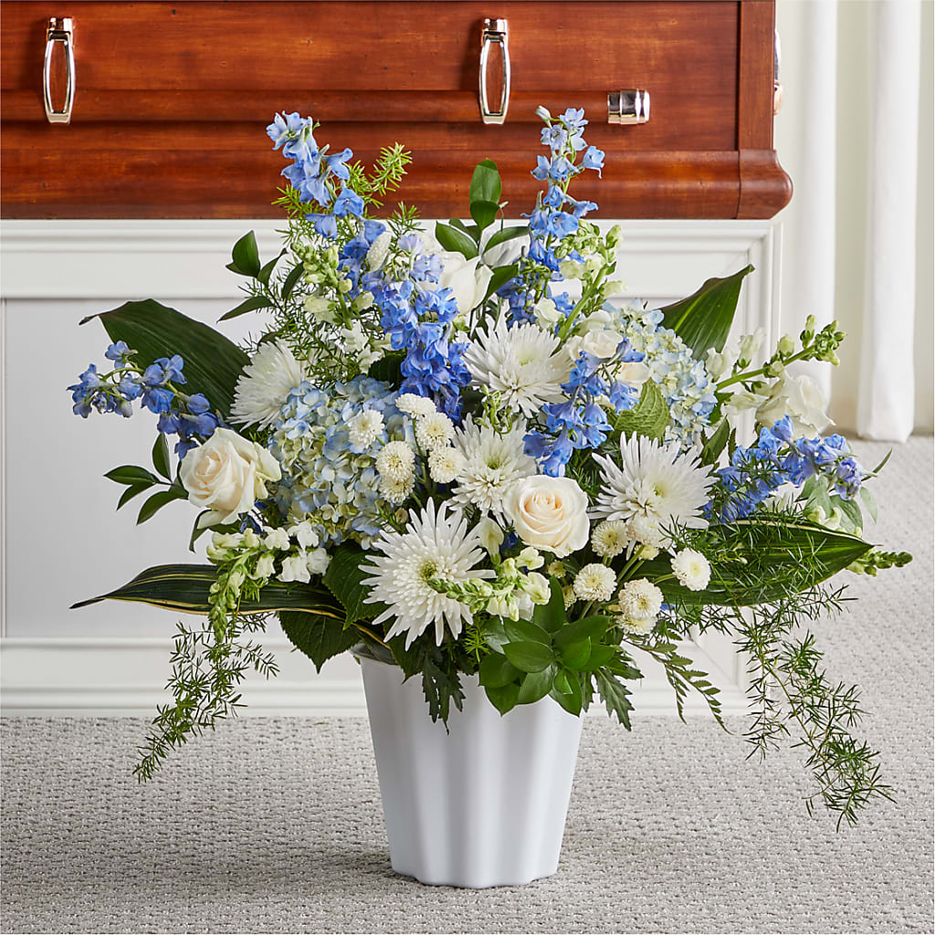 Everlasting Memories Floor Basket – J ALEXANDER'S FLORIST, Jackson MI