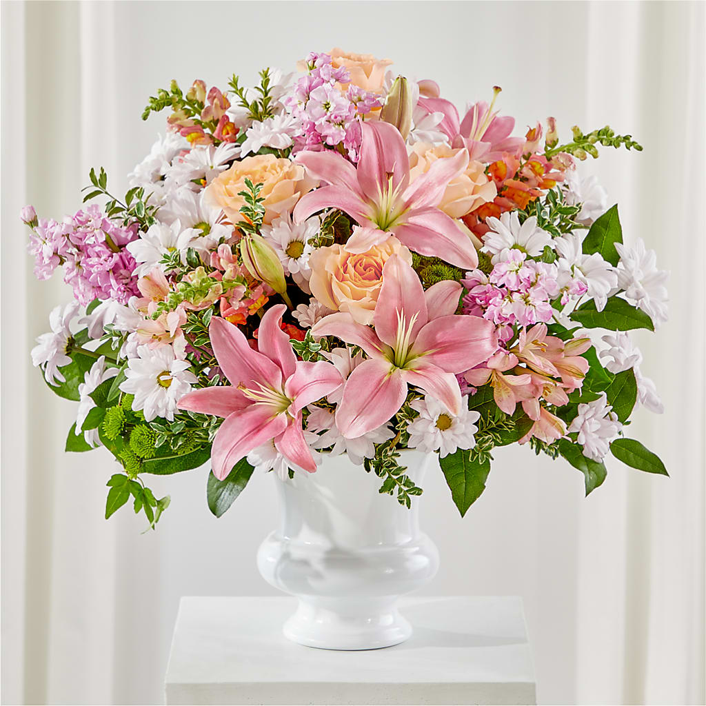 Heartfelt Gesture Urn Arrangement – J ALEXANDER'S FLORIST, Jackson MI