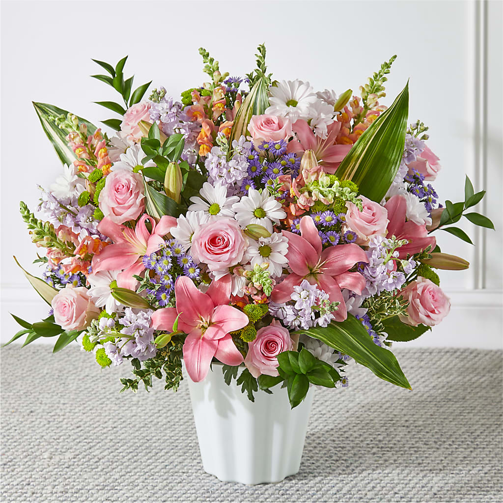 Abundant Compassion Floor Basket – J ALEXANDER'S FLORIST, Jackson MI
