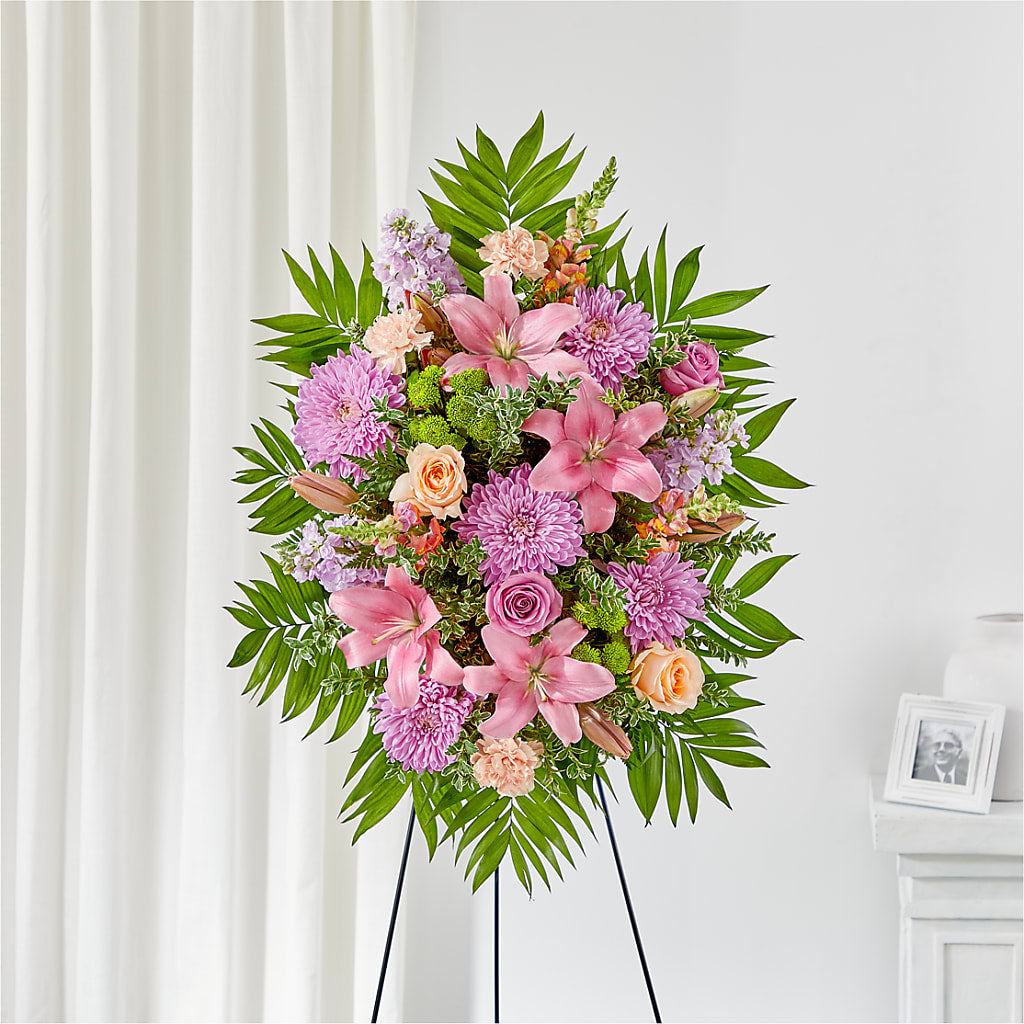Love & Light Standing Spray – J ALEXANDER'S FLORIST, Jackson MI