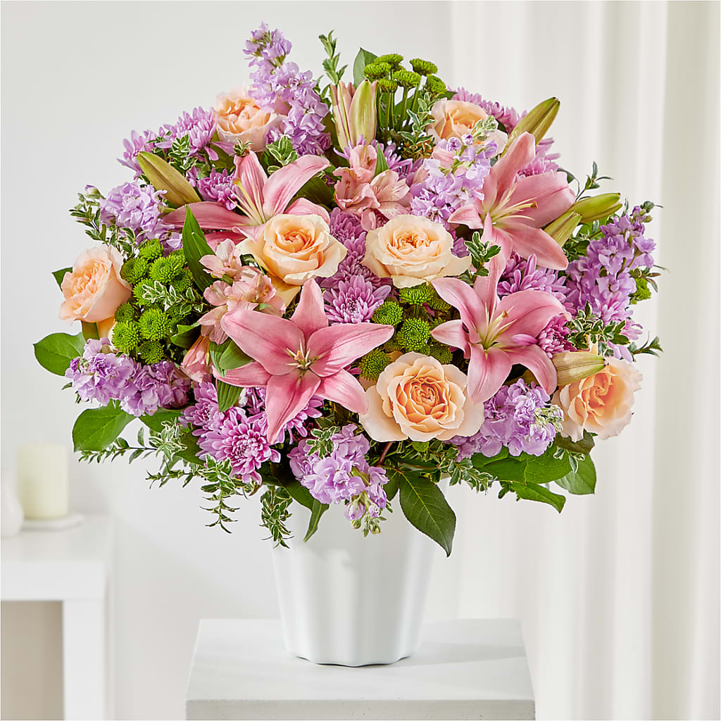 Supportive Embrace Tabletop Basket – J ALEXANDER'S FLORIST, Jackson MI