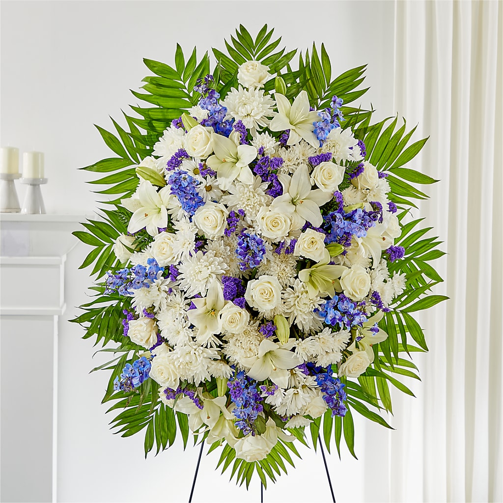 At Rest Standing Spray – J ALEXANDER'S FLORIST, Jackson MI