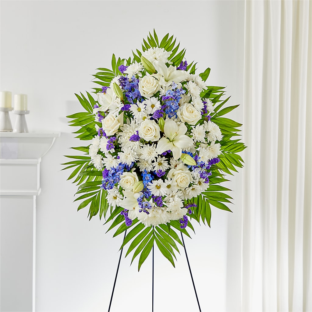 At Rest Standing Spray – J ALEXANDER'S FLORIST, Jackson MI