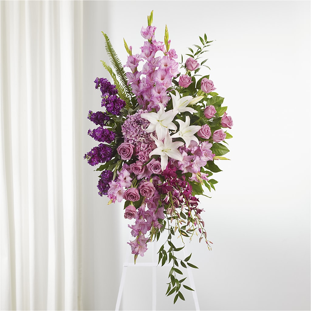 Never Alone Standing Spray – J ALEXANDER'S FLORIST, Jackson MI