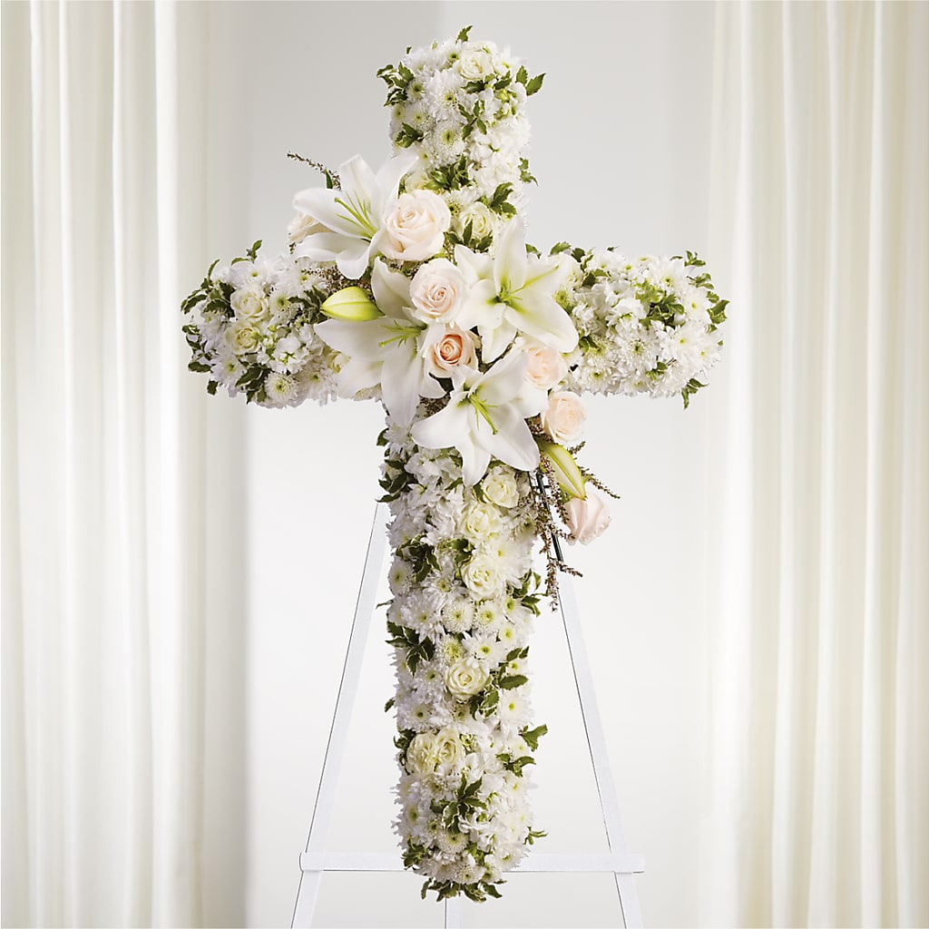 Spiritual Guidance Standing Spray – J ALEXANDER'S FLORIST, Jackson MI