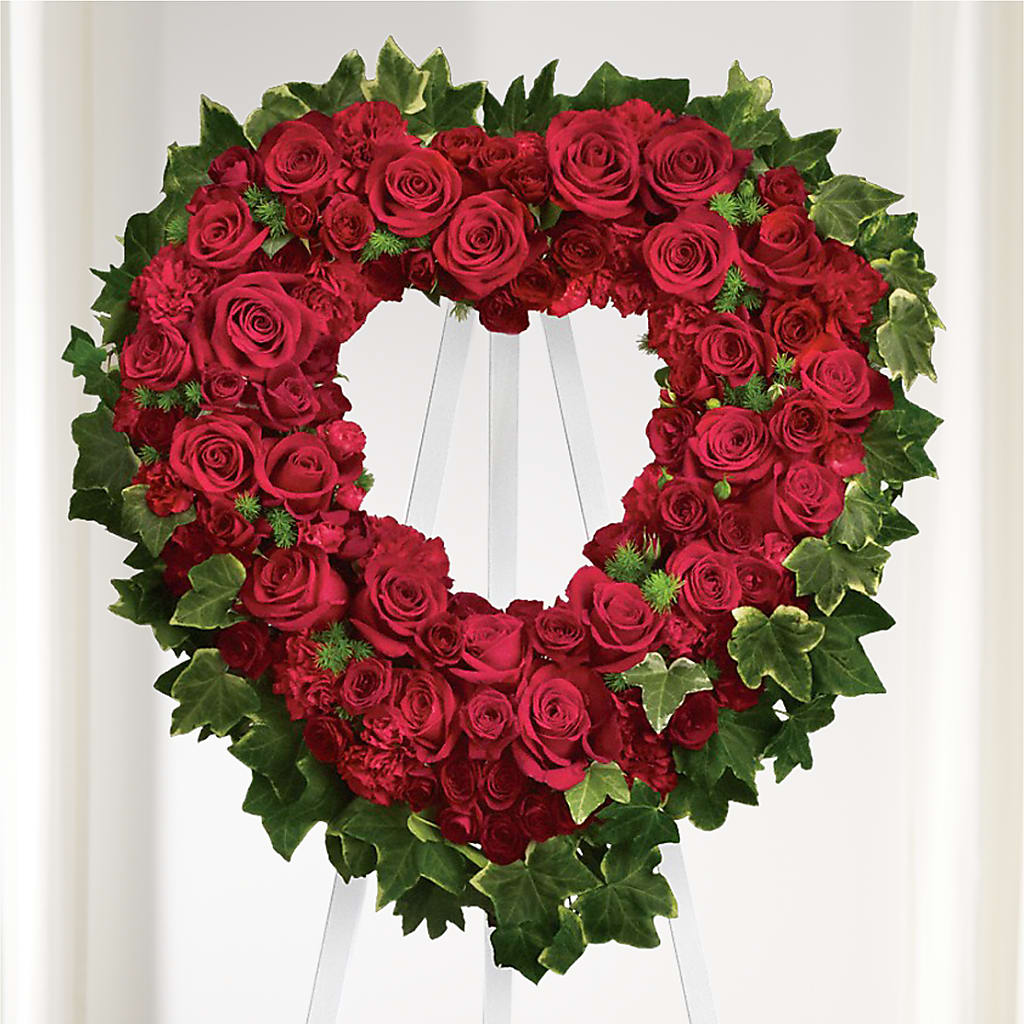 Wholehearted Standing Spray – J ALEXANDER'S FLORIST, Jackson MI