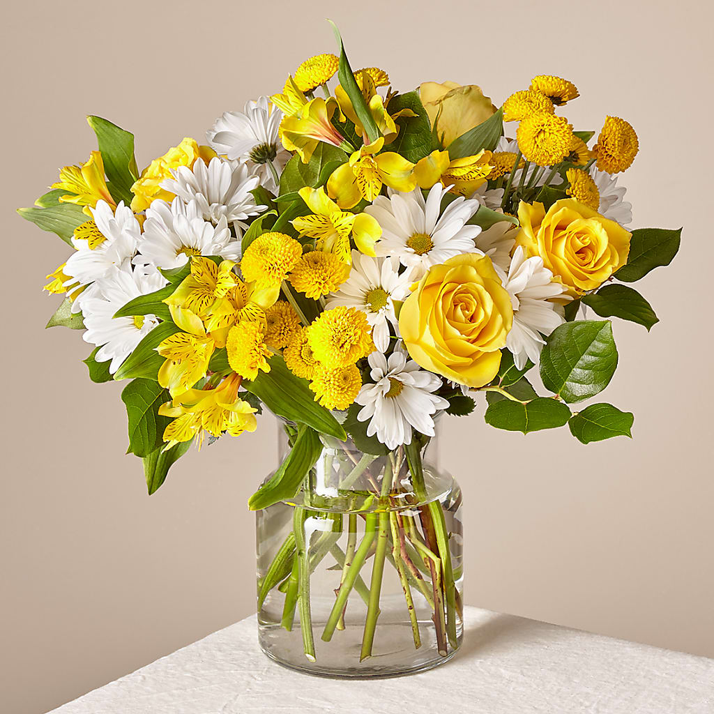 Sunny Sentiments Bouquet – J ALEXANDER'S FLORIST, Jackson MI