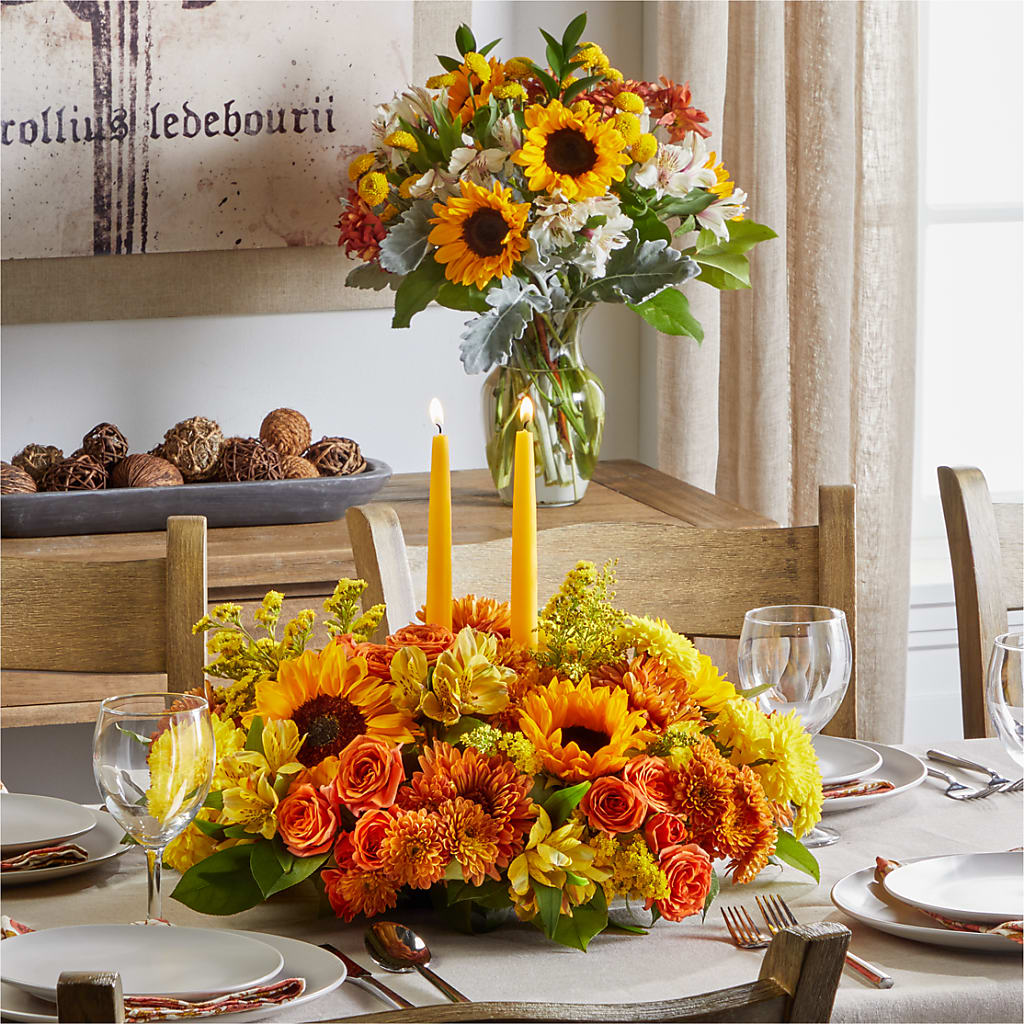 Golden Gathering Bundle – J ALEXANDER'S FLORIST, Jackson MI
