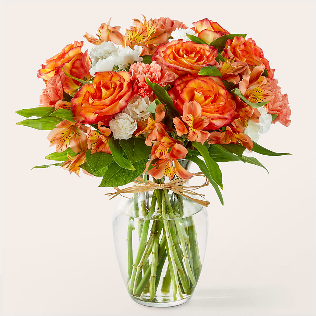 Apricot Glow Bouquet – J ALEXANDER'S FLORIST, Jackson MI