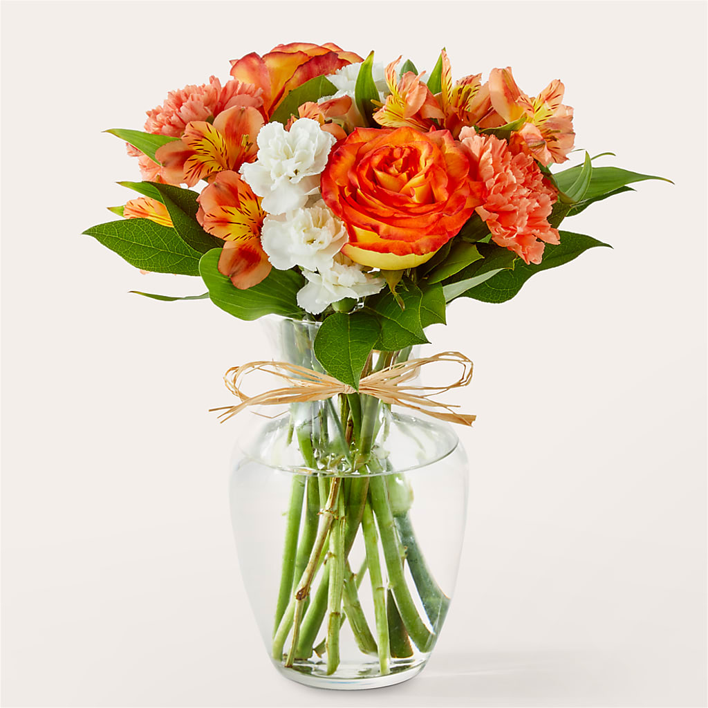 Apricot Glow Bouquet – J ALEXANDER'S FLORIST, Jackson MI
