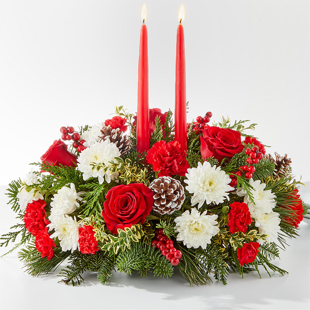 Holiday Soiree Centerpiece – J ALEXANDER'S FLORIST, Jackson MI