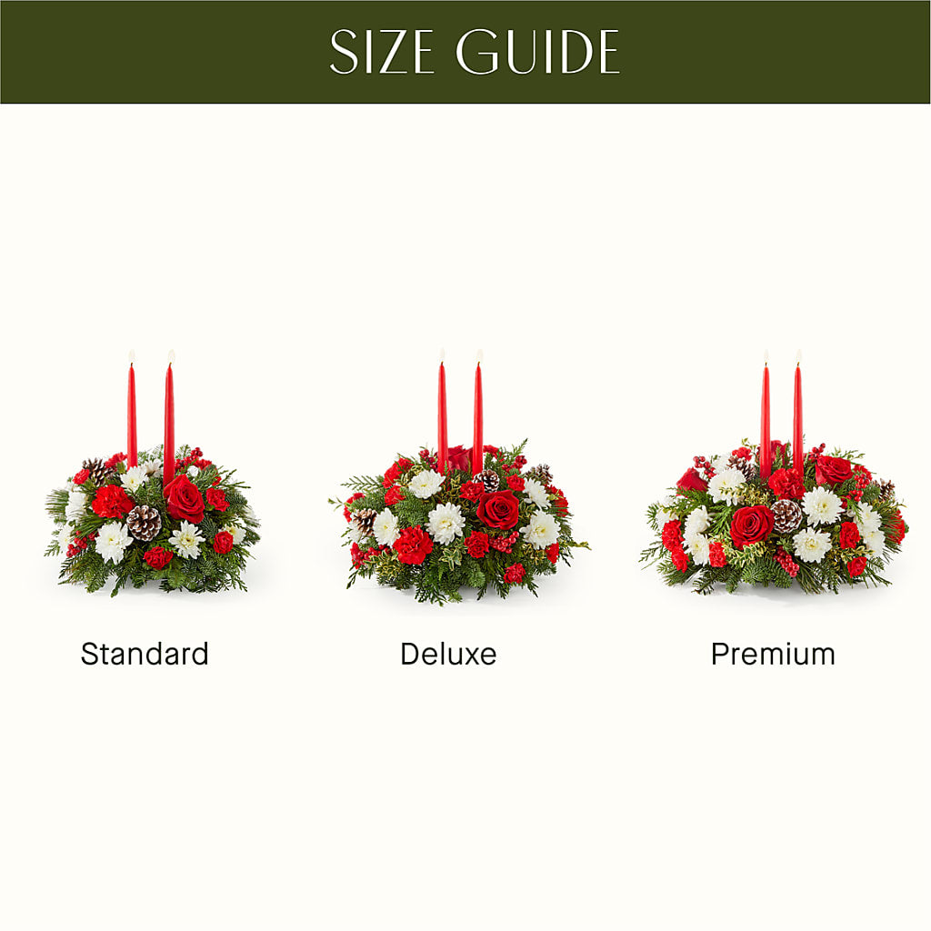 Holiday Soiree Centerpiece – J ALEXANDER'S FLORIST, Jackson MI