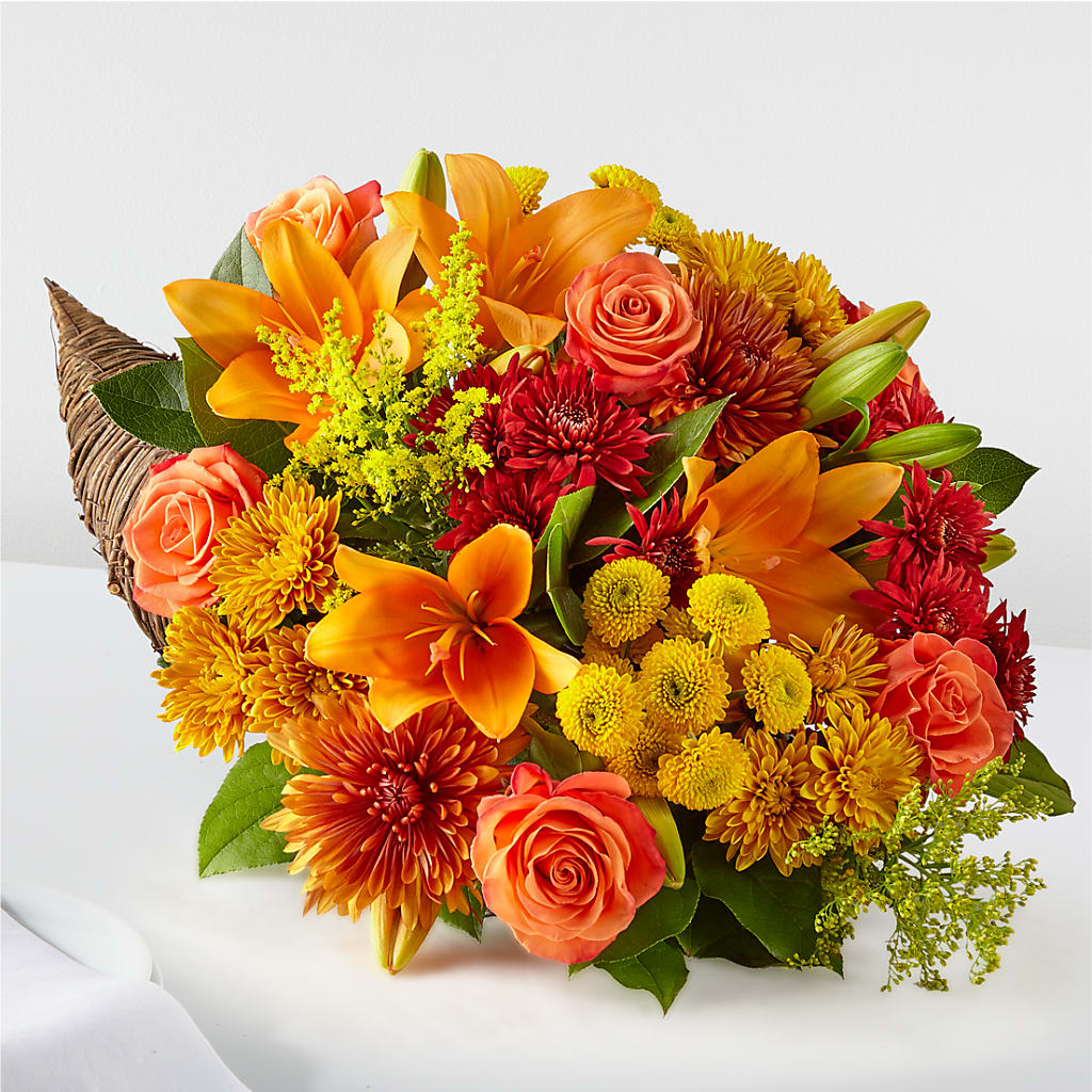 Feast of Color Cornucopia – J ALEXANDER'S FLORIST, Jackson MI
