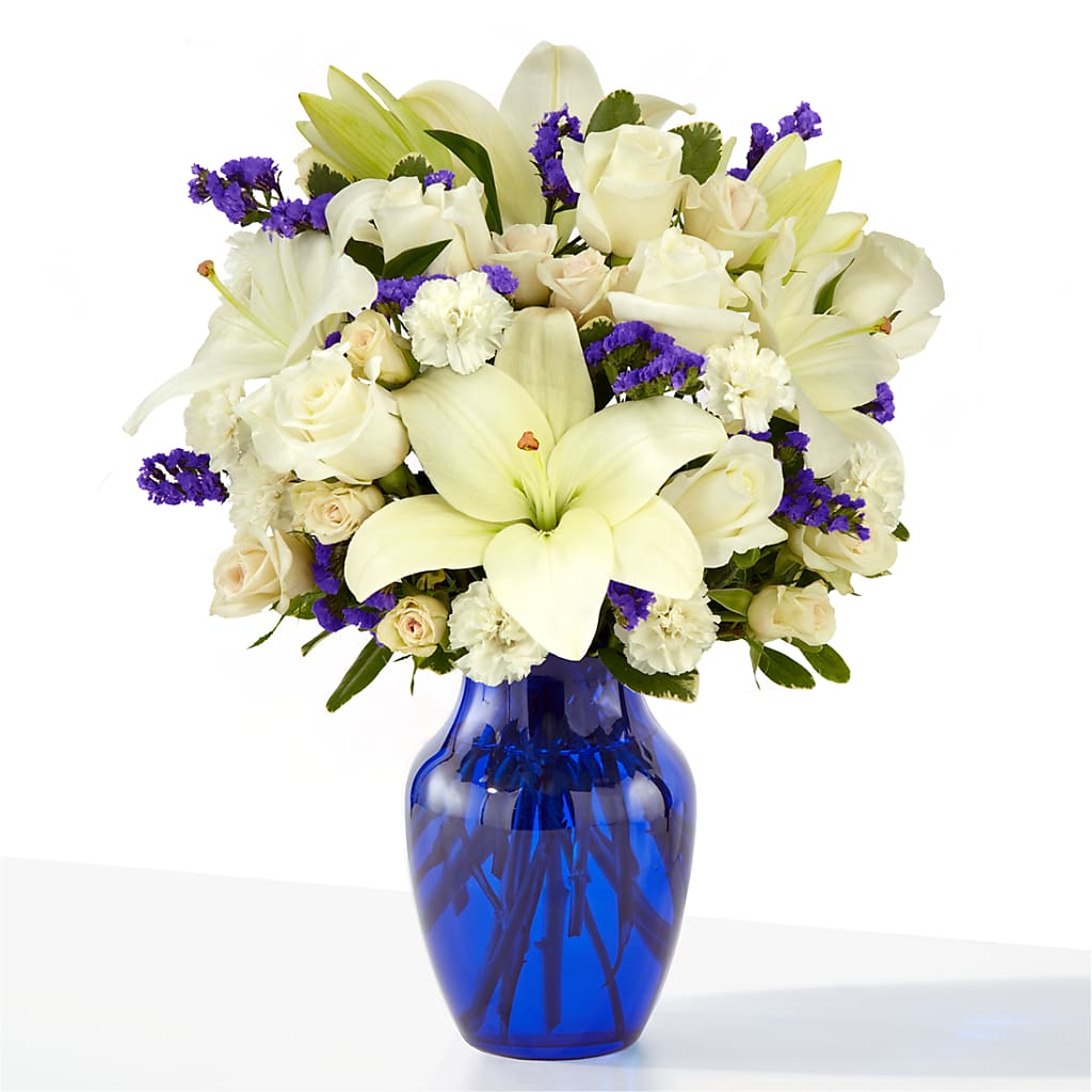 Sapphire Rush Bouquet – J ALEXANDER'S FLORIST, Jackson MI