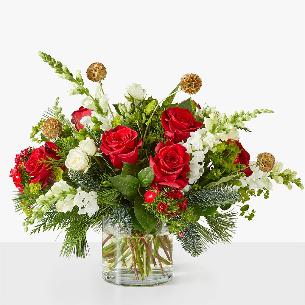 Deck the Halls Bouquet – J ALEXANDER'S FLORIST, Jackson MI