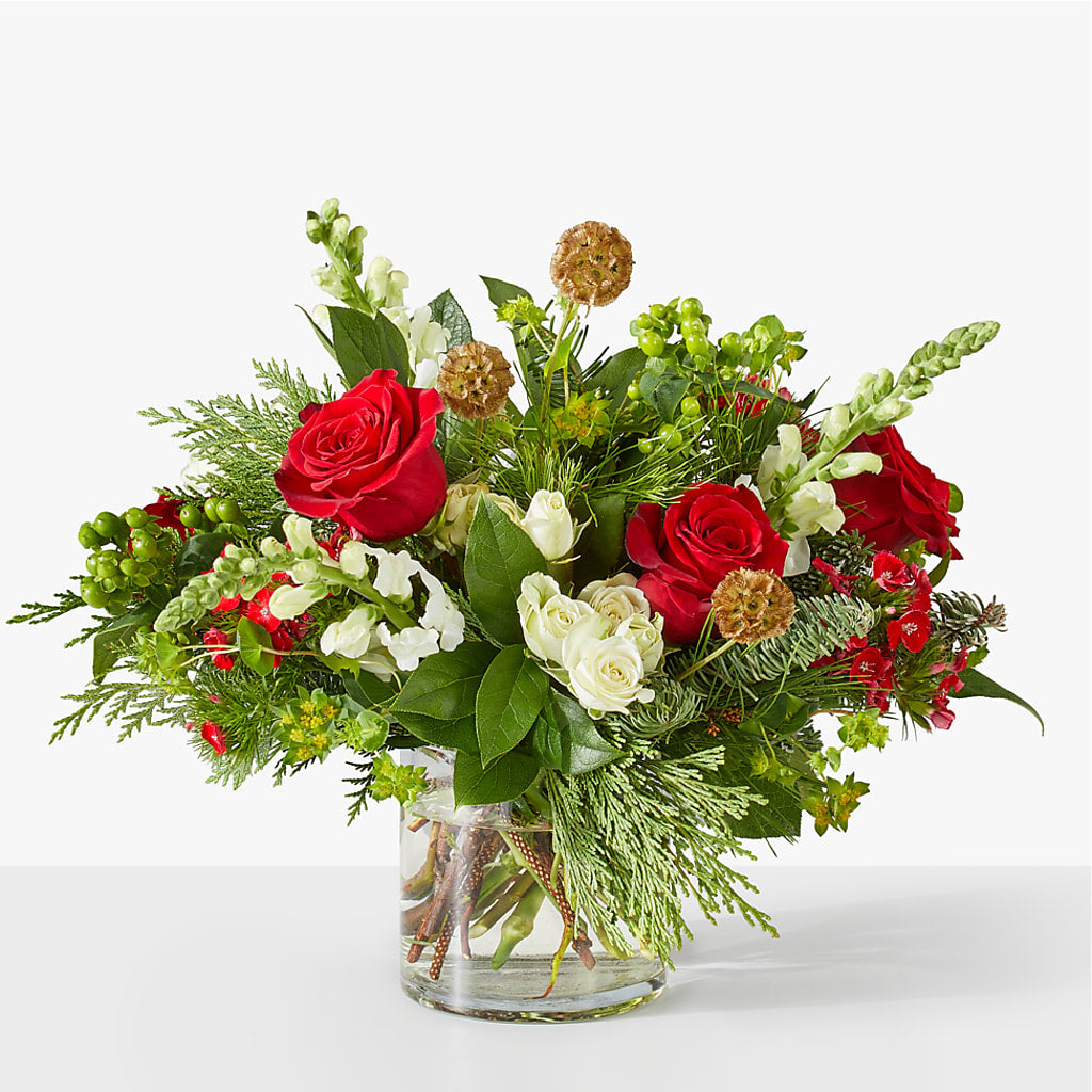Deck the Halls Bouquet – J ALEXANDER'S FLORIST, Jackson MI