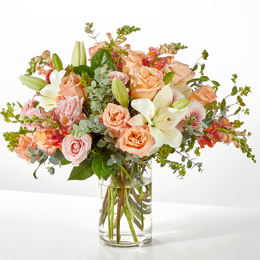 Grapefruit Splash Bouquet – J ALEXANDER'S FLORIST, Jackson MI