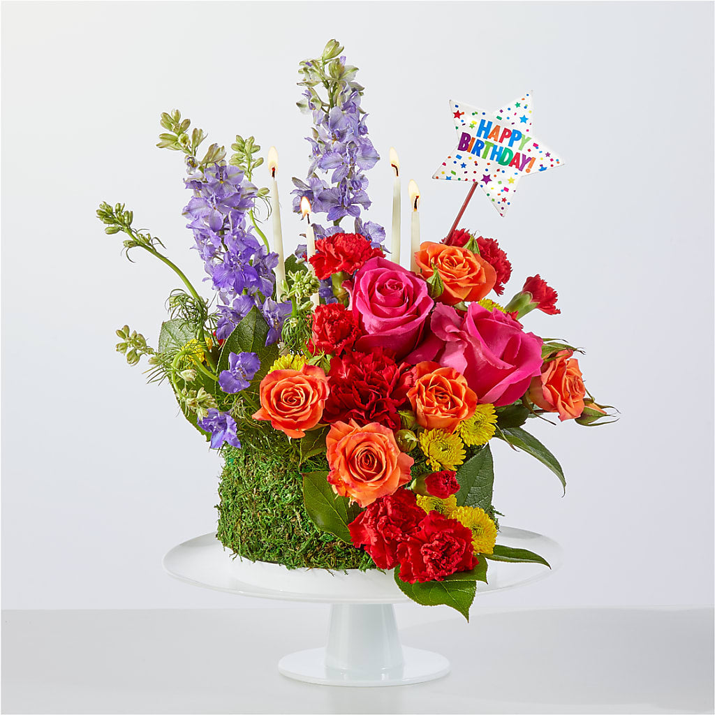 Best Year Yet Floral Cake – J ALEXANDER'S FLORIST, Jackson MI