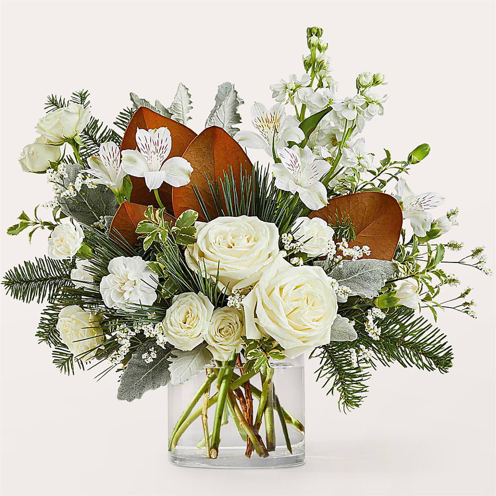 Fresh Snowfall Bouquet – J ALEXANDER'S FLORIST, Jackson MI