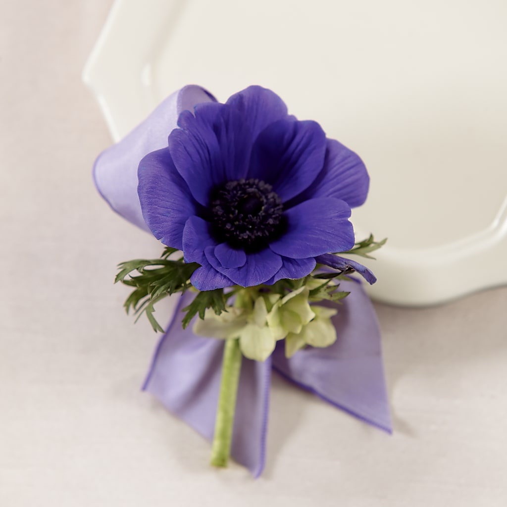 Purple Passion Boutonniere – J ALEXANDER'S FLORIST, Jackson MI