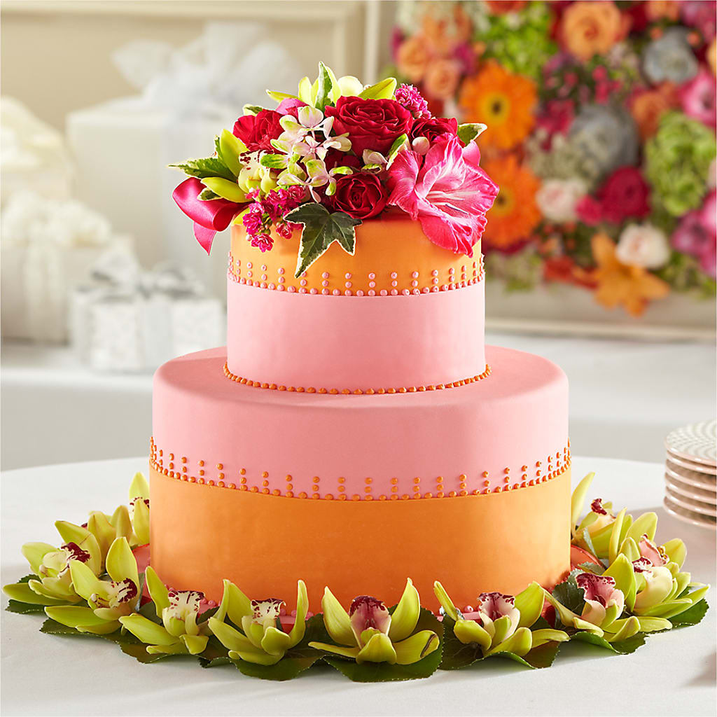 Sweet Citrus Cake Decor – J ALEXANDER'S FLORIST, Jackson MI