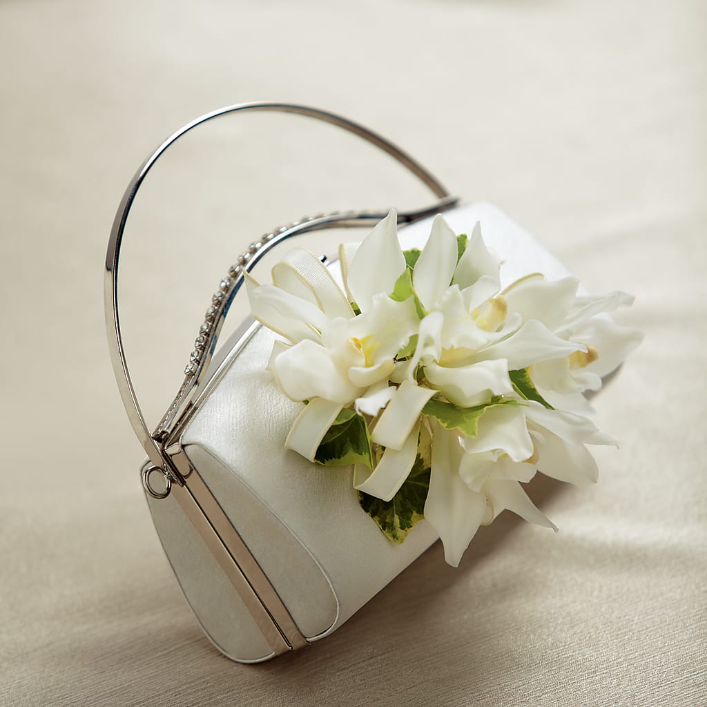 White Purse Decor – J ALEXANDER'S FLORIST, Jackson MI