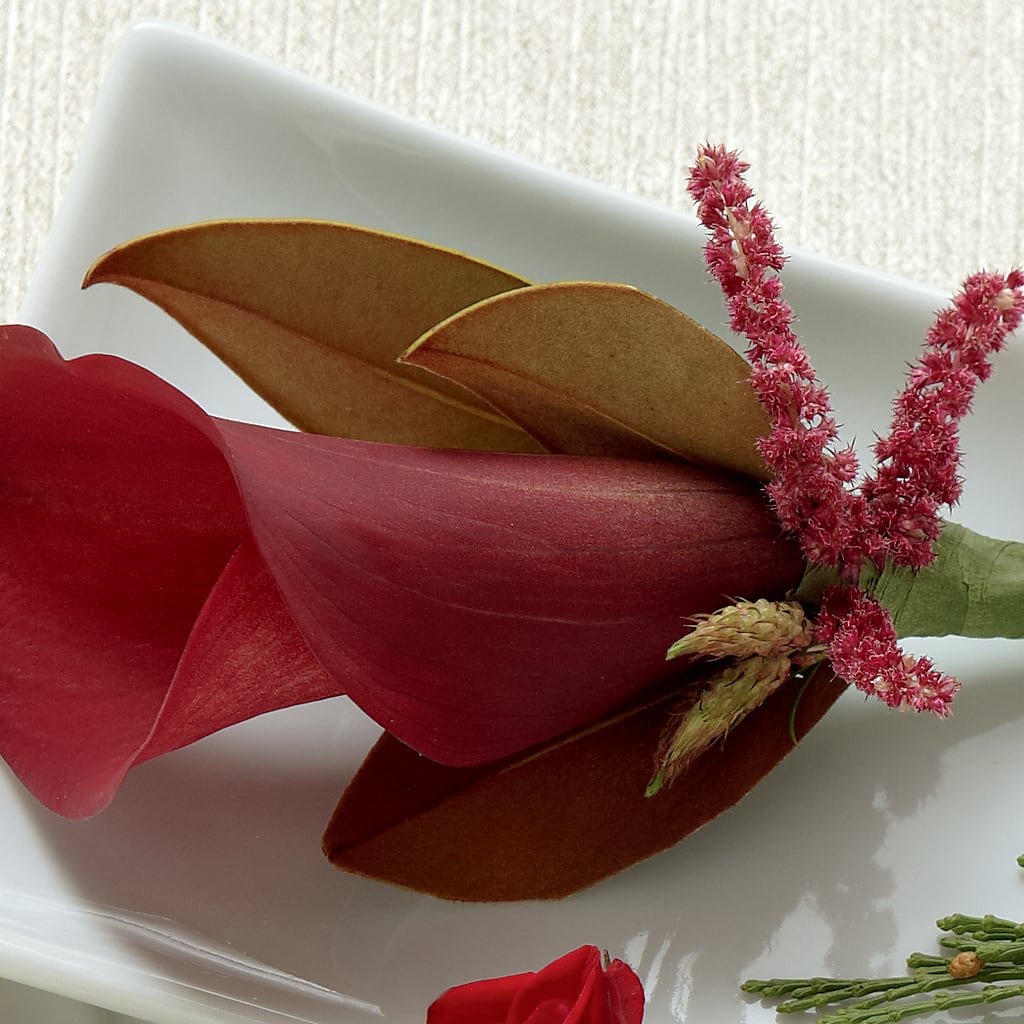 Red Calla Boutonniere – J ALEXANDER'S FLORIST, Jackson MI