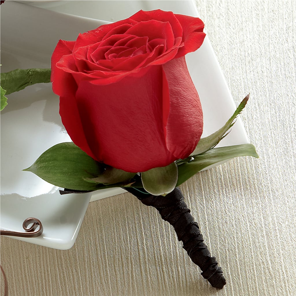 Red Rose Boutonniere – J ALEXANDER'S FLORIST, Jackson MI