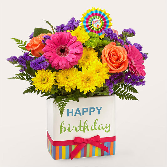 Birthday Brights Bouquet – J ALEXANDER'S FLORIST, Jackson MI