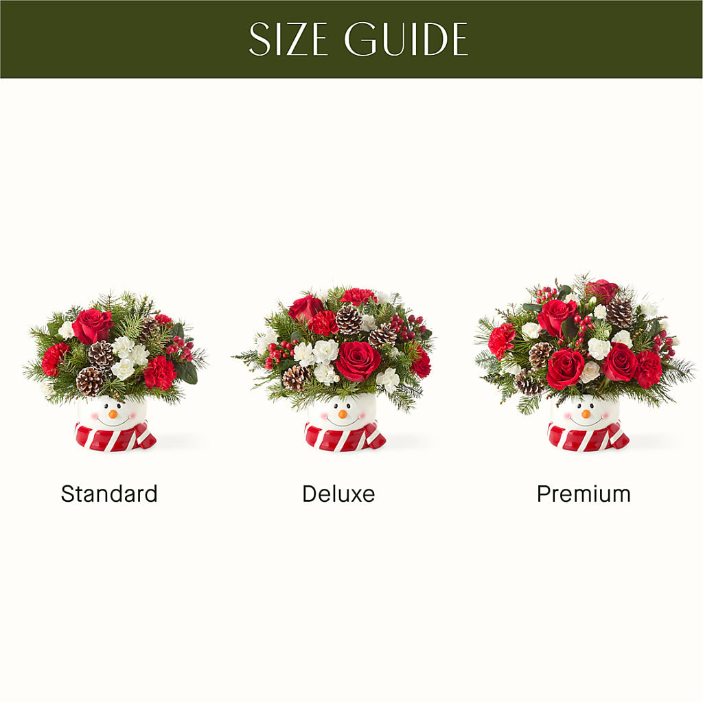 Jolly Snowman Bouquet – J ALEXANDER'S FLORIST, Jackson MI