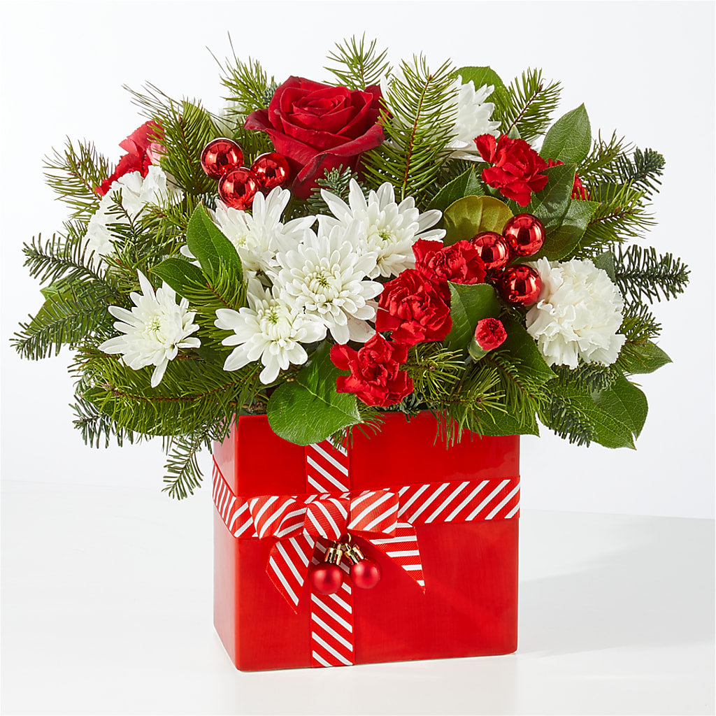 Presents Under the Tree Bouquet – J ALEXANDER'S FLORIST, Jackson MI