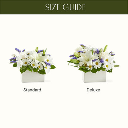 Beyond Blue Box Bouquet – J ALEXANDER'S FLORIST, Jackson MI