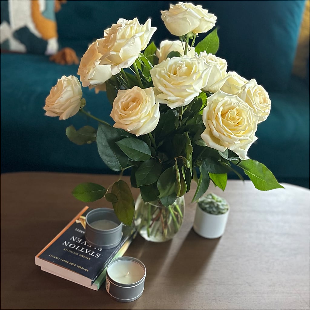Long Stem Yellow Rose Bouquet – J ALEXANDER'S FLORIST, Jackson MI