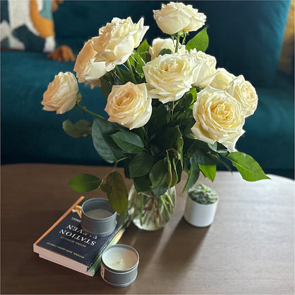 Long Stem Yellow Rose Bouquet – J ALEXANDER'S FLORIST, Jackson MI