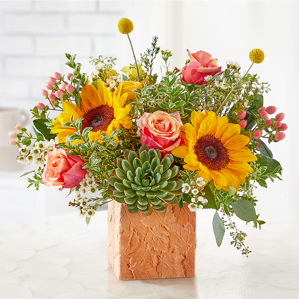 Sunflower Season Bouquet – J ALEXANDER'S FLORIST, Jackson MI