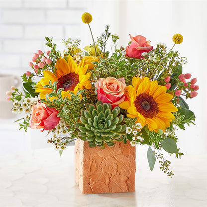 Sunflower Season Bouquet – J ALEXANDER'S FLORIST, Jackson MI