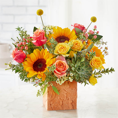 Sunflower Season Bouquet – J ALEXANDER'S FLORIST, Jackson MI