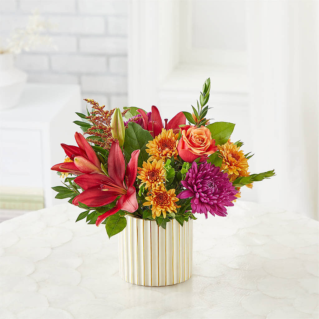 Burgundy Landscape Bouquet – J ALEXANDER'S FLORIST, Jackson MI