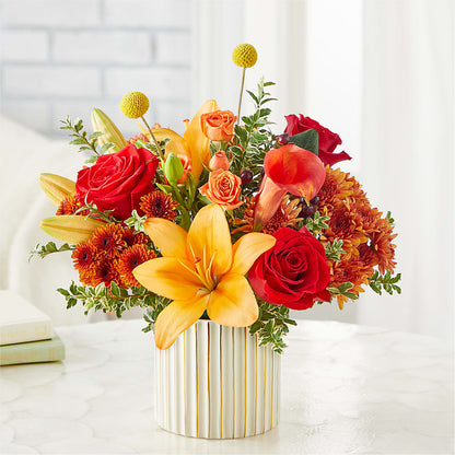 Scarlet Skies Bouquet – J ALEXANDER'S FLORIST, Jackson MI