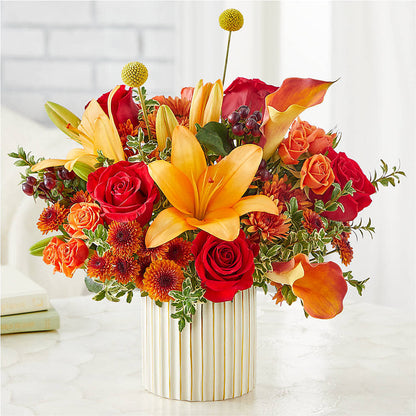 Scarlet Skies Bouquet – J ALEXANDER'S FLORIST, Jackson MI
