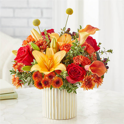 Scarlet Skies Bouquet – J ALEXANDER'S FLORIST, Jackson MI