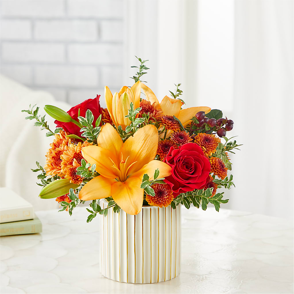 Scarlet Skies Bouquet – J ALEXANDER'S FLORIST, Jackson MI