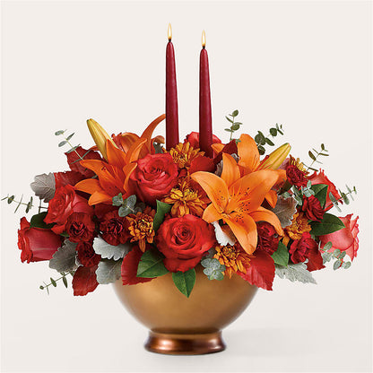 Fruits of Fall Centerpiece – J ALEXANDER'S FLORIST, Jackson MI