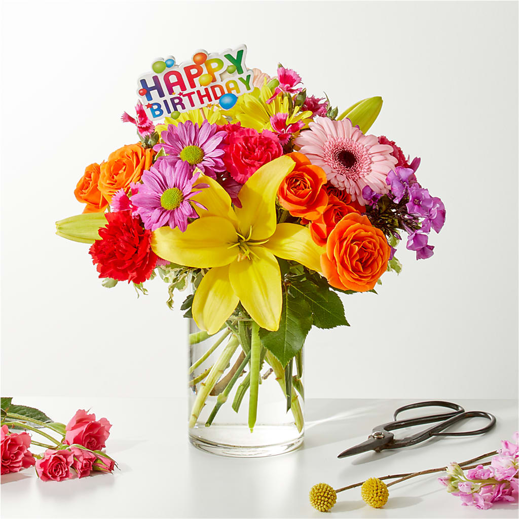 Cue the Confetti - A Florist Original – J ALEXANDER'S FLORIST, Jackson MI