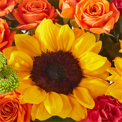 Sun-drenched Blooms Box Bouquet – J ALEXANDER'S FLORIST, Jackson MI