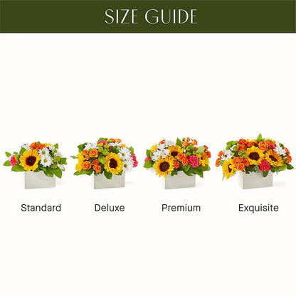 Sun-drenched Blooms Box Bouquet – J ALEXANDER'S FLORIST, Jackson MI