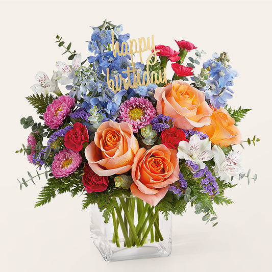 Birthday Bash Bouquet – J ALEXANDER'S FLORIST, Jackson MI