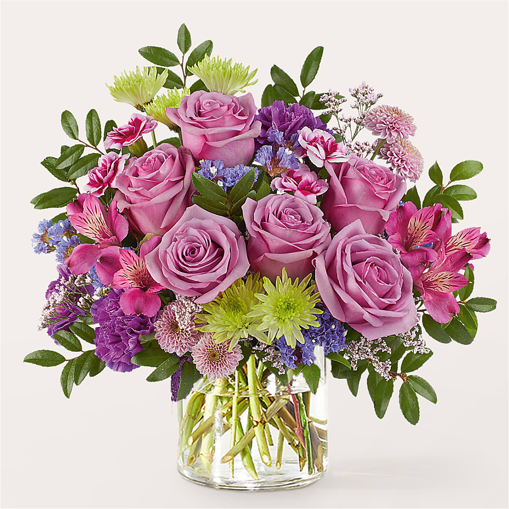 Glass Half Full Bouquet – J ALEXANDER'S FLORIST, Jackson MI