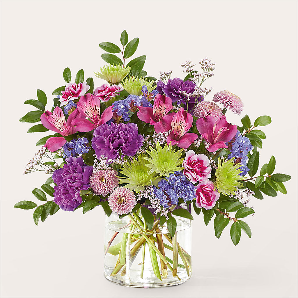 Glass Half Full Bouquet – J ALEXANDER'S FLORIST, Jackson MI