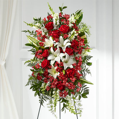 Everlasting Memory Standing Spray – J ALEXANDER'S FLORIST, Jackson MI